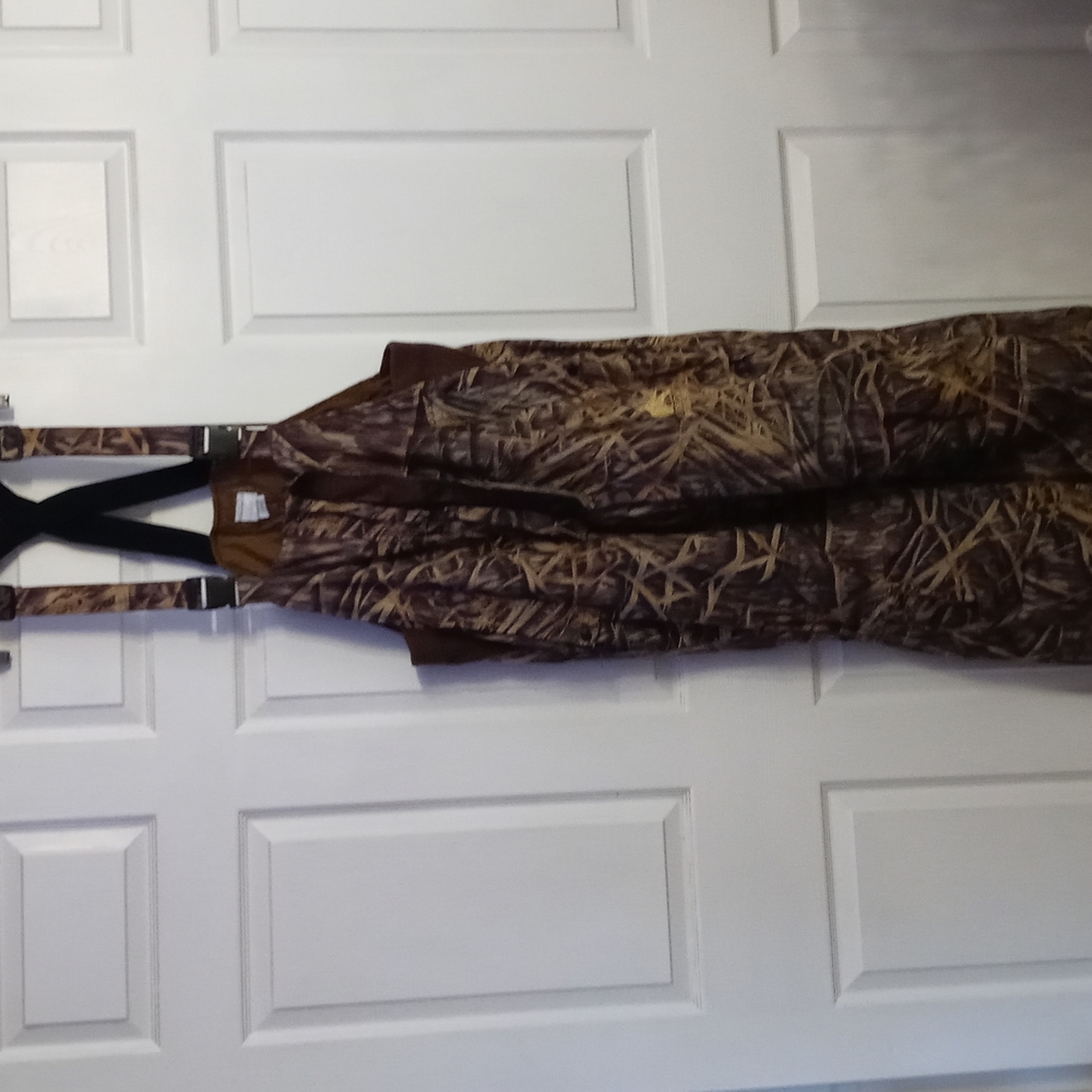 White Waters Outdoor Delta WaterFowl mossy oak shadow grass camo bibs